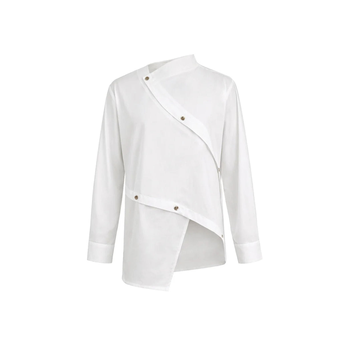 Asymmetric Button Blazer