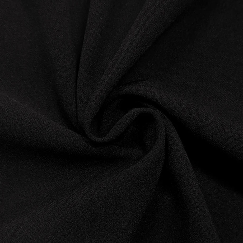 Feather Trim Turtleneck Cape Maxi Dress