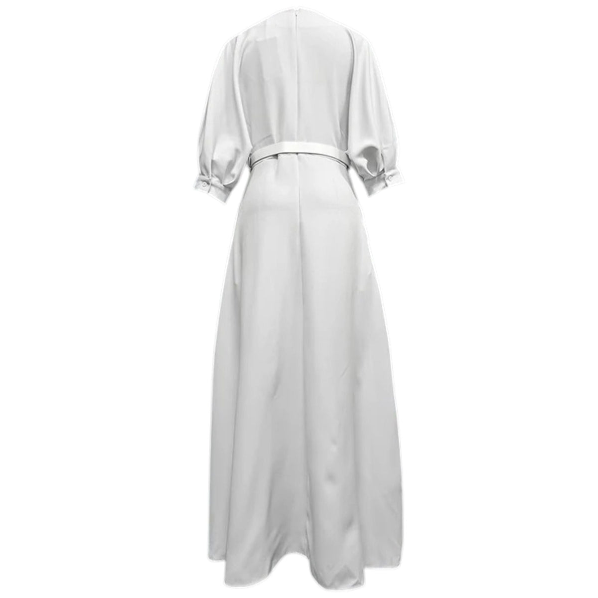 Short Sleeve A-Line Maxi Dress