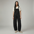 Wide-Leg Denim Overalls