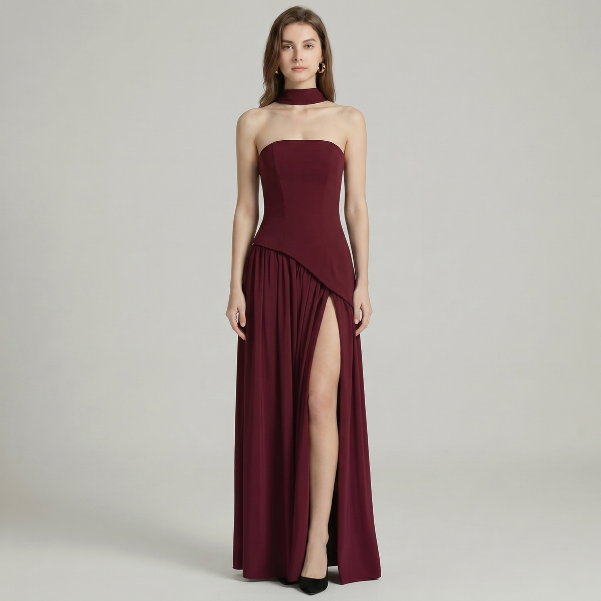 Celaena Halter Gown