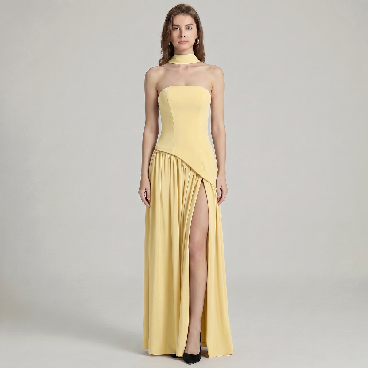 Celaena Halter Gown
