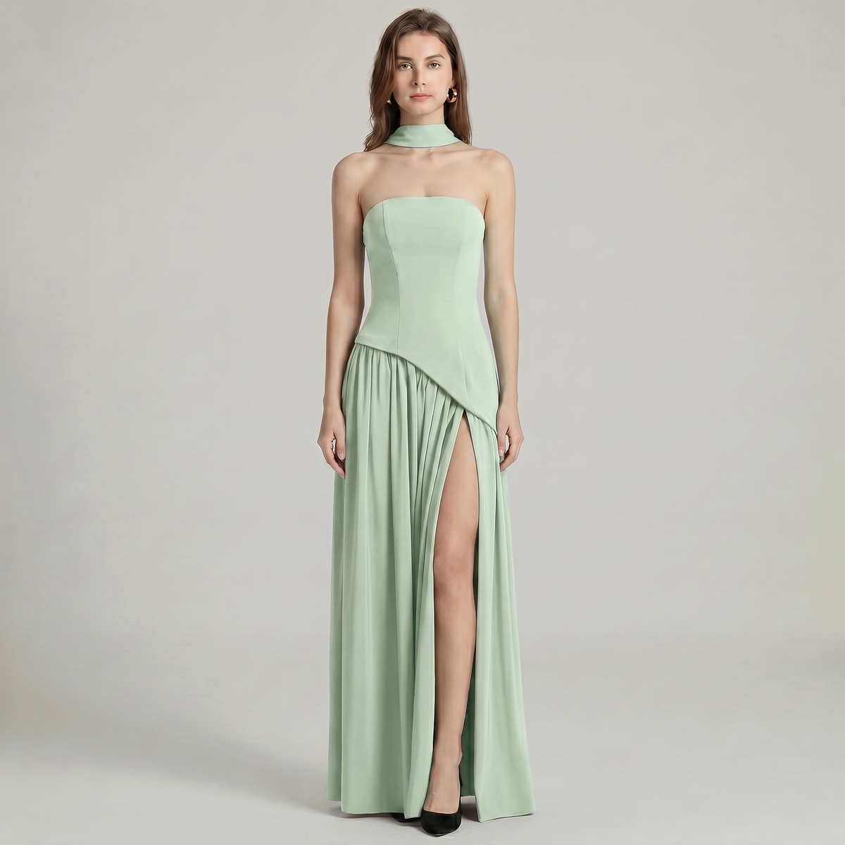 Celaena Halter Gown