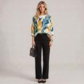Tropical Print Short Sleeve Shirt