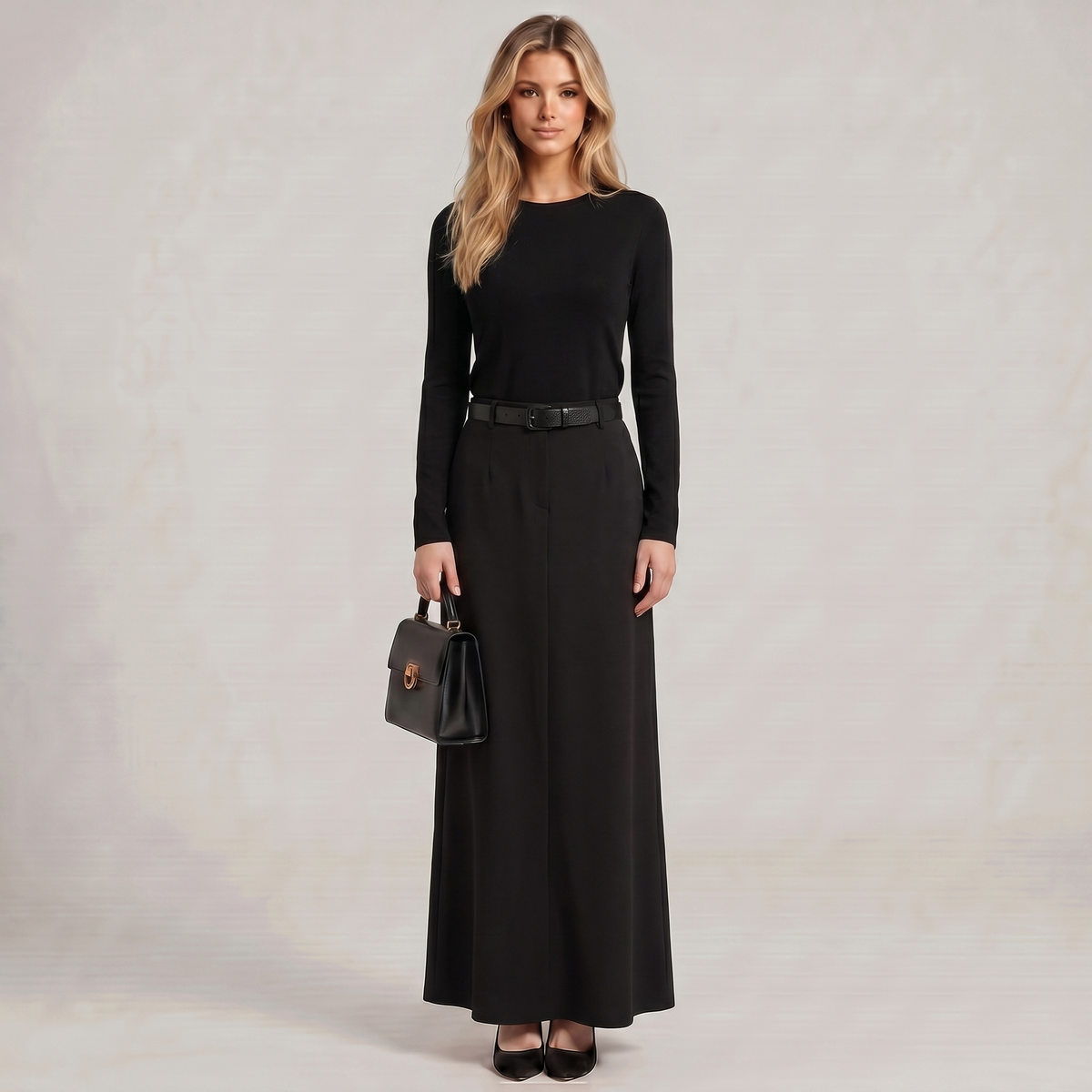 Wide Leg Maxi Skirt