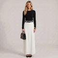 Wide Leg Maxi Skirt