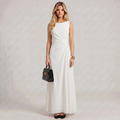 Sleeveless Fitted Column Maxi Dress