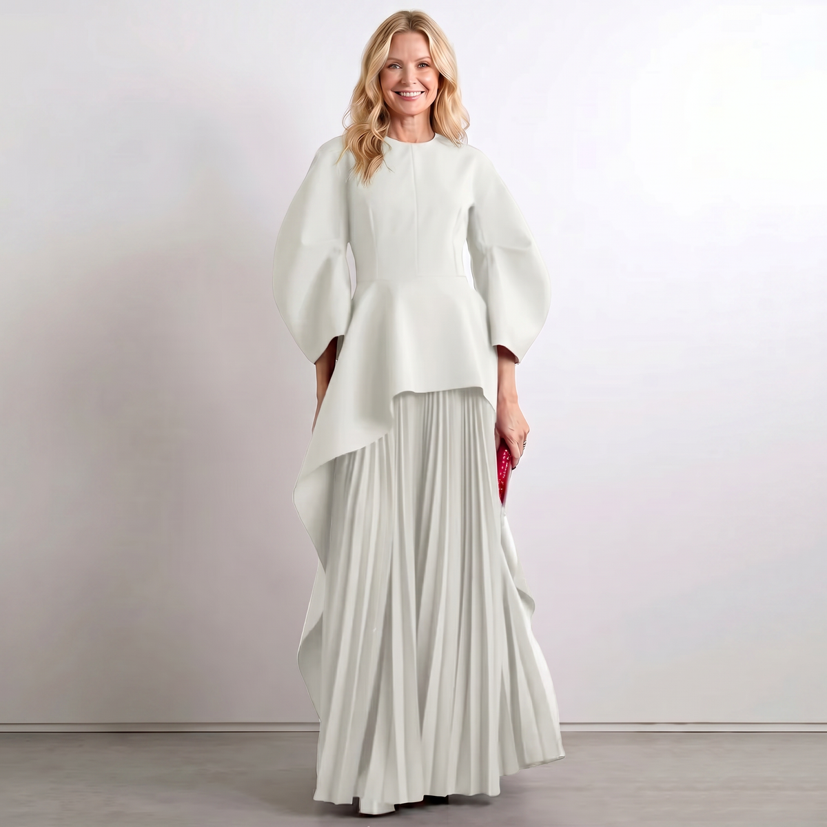 Oversized Long Sleeve Abaya Maxi Dress