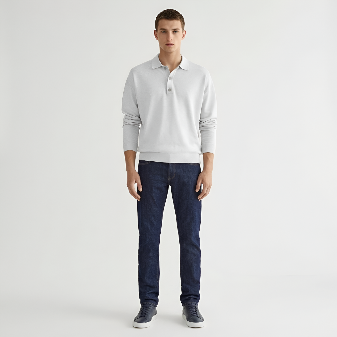 Casual Knit Polo