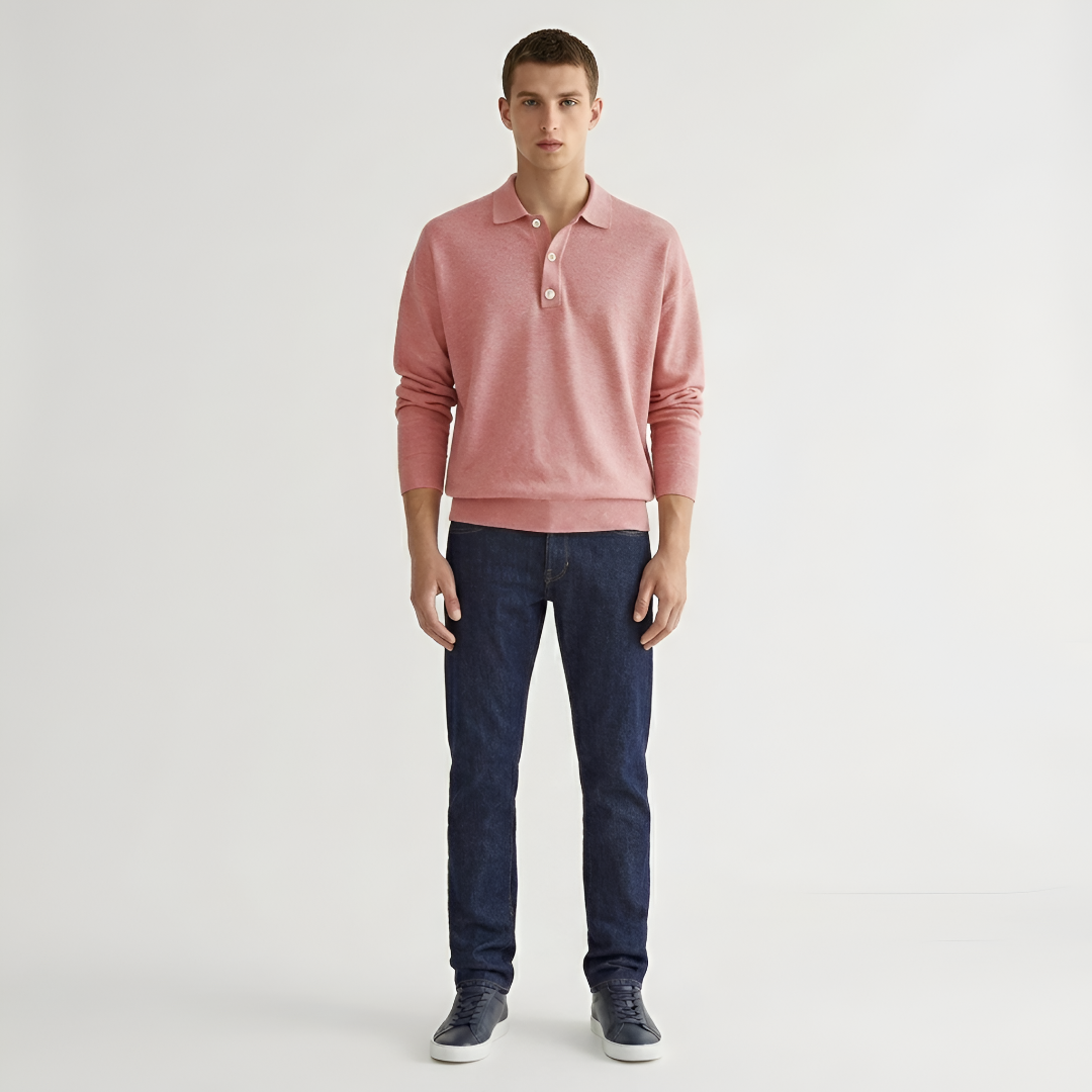 Casual Knit Polo